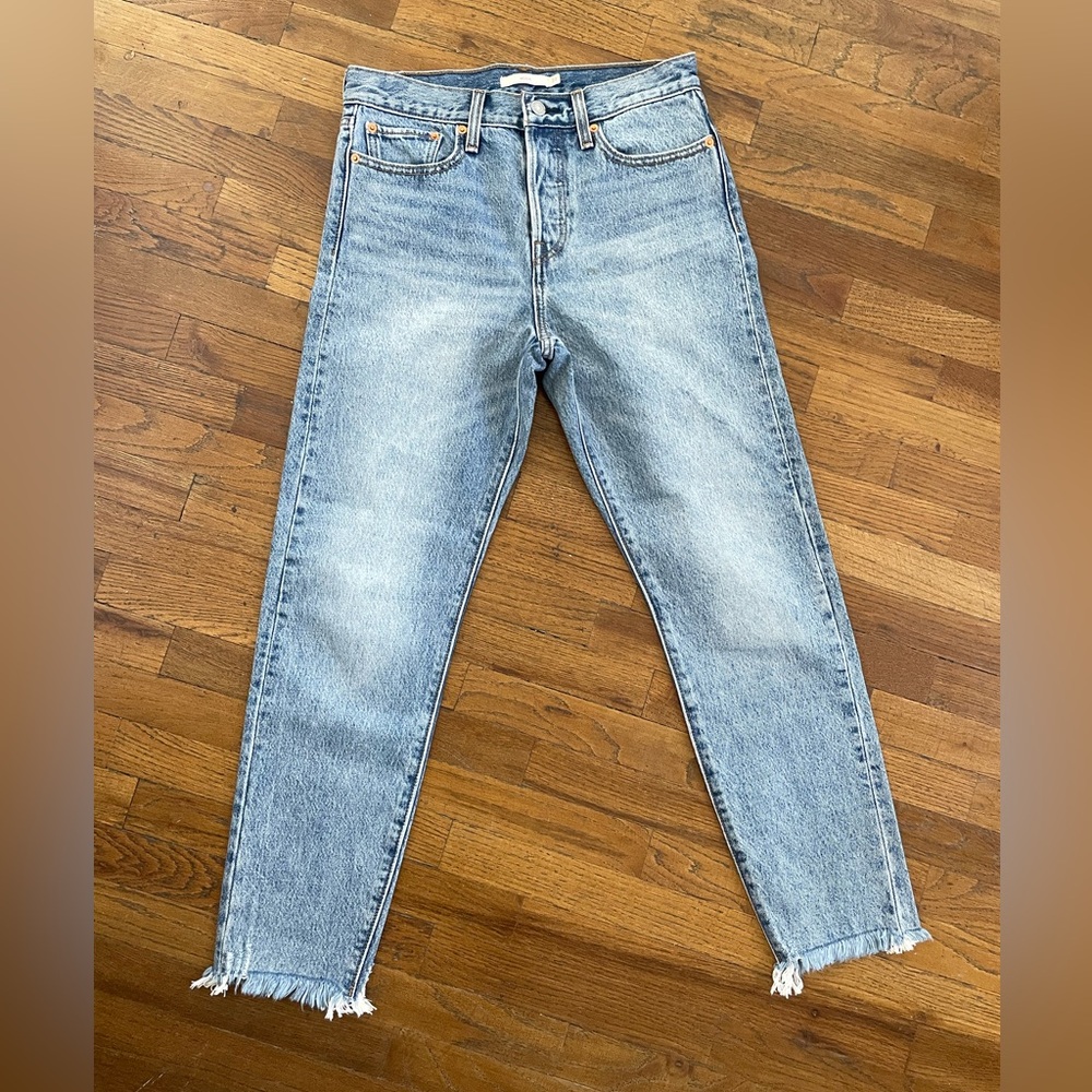 Levi's Light Blue Straight Leg Jeans
